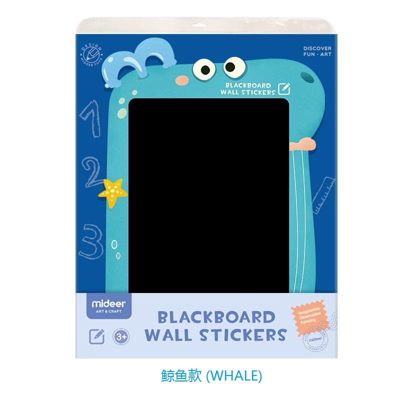 MIDEER BLACKBOARD WALL STICKERS WHALE