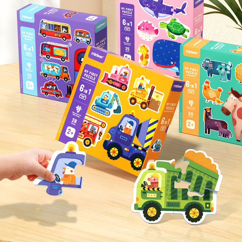 MIDEER MY FIRST PUZZLE BUILDING SITE - baby enRoute