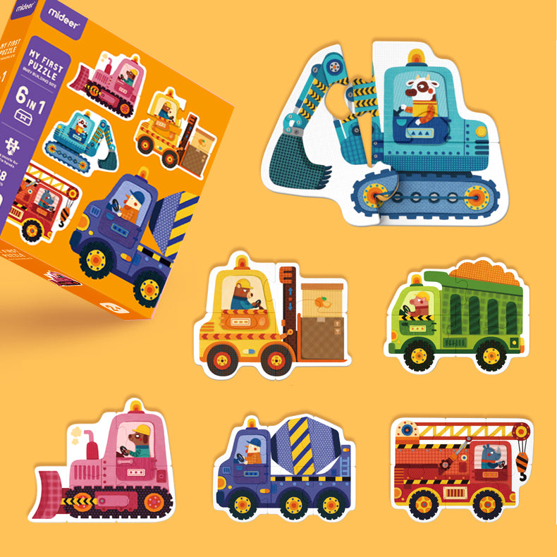 MIDEER MY FIRST PUZZLE BUILDING SITE - baby enRoute