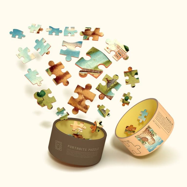 MIDEER PORTEAITS PUZZLE WHAT TEA TIME CAT - baby enRoute
