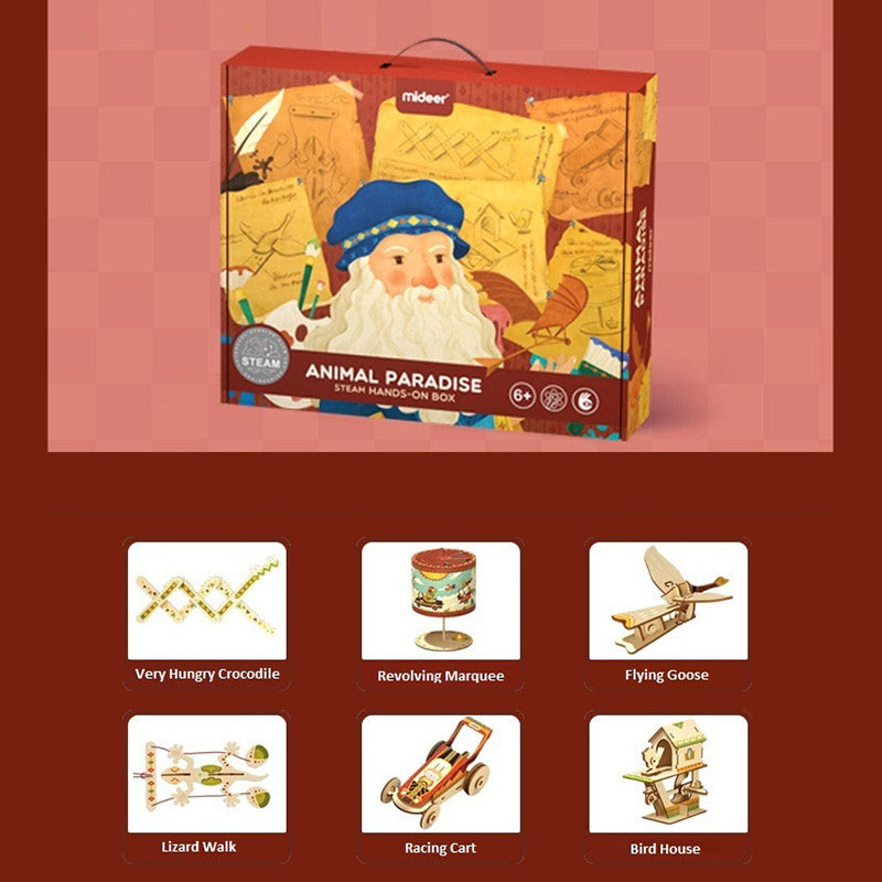 MIDEER STEM BOX ANIMAL PARADISE