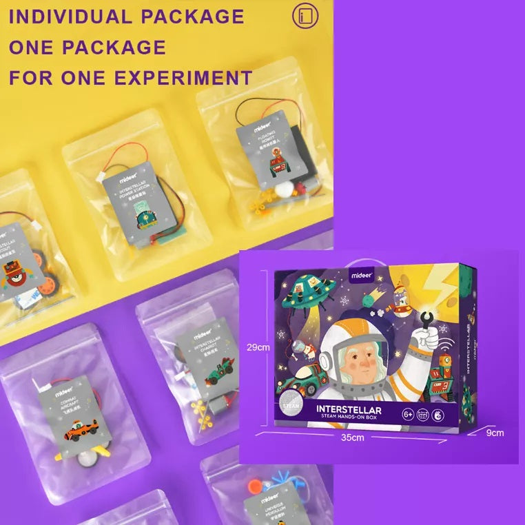 Mideer Stem Hands-On Box Interstellar Science Kit For Kids