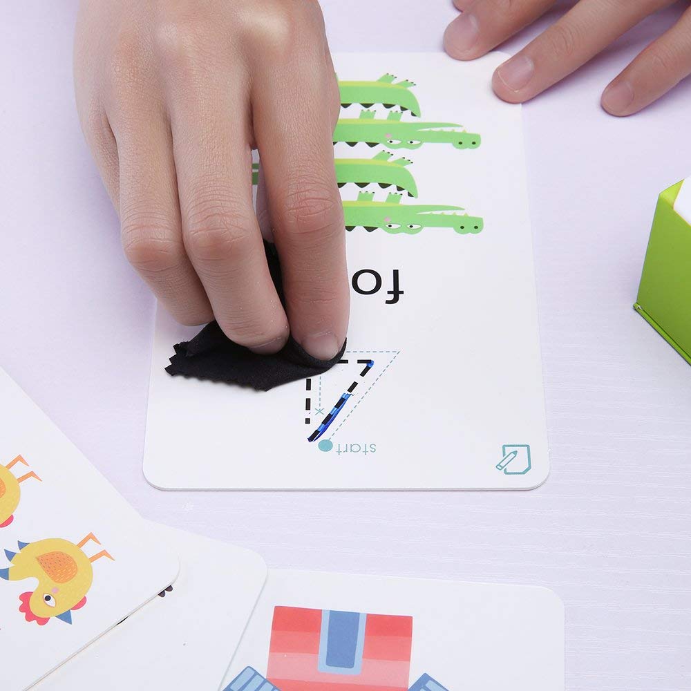 MIDEER WIPE AND WRITE ACTIVITY 123 CARDS