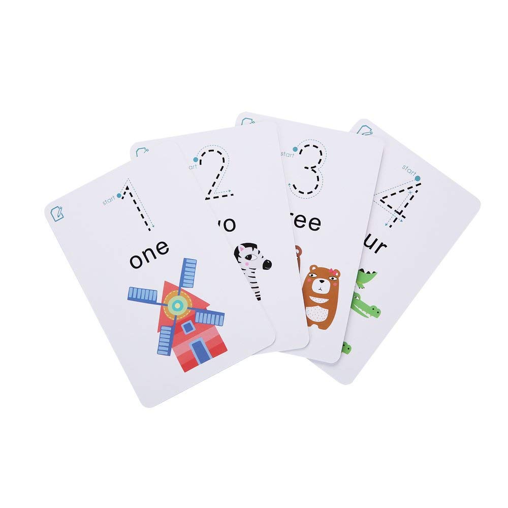 MIDEER WIPE AND WRITE ACTIVITY 123 CARDS