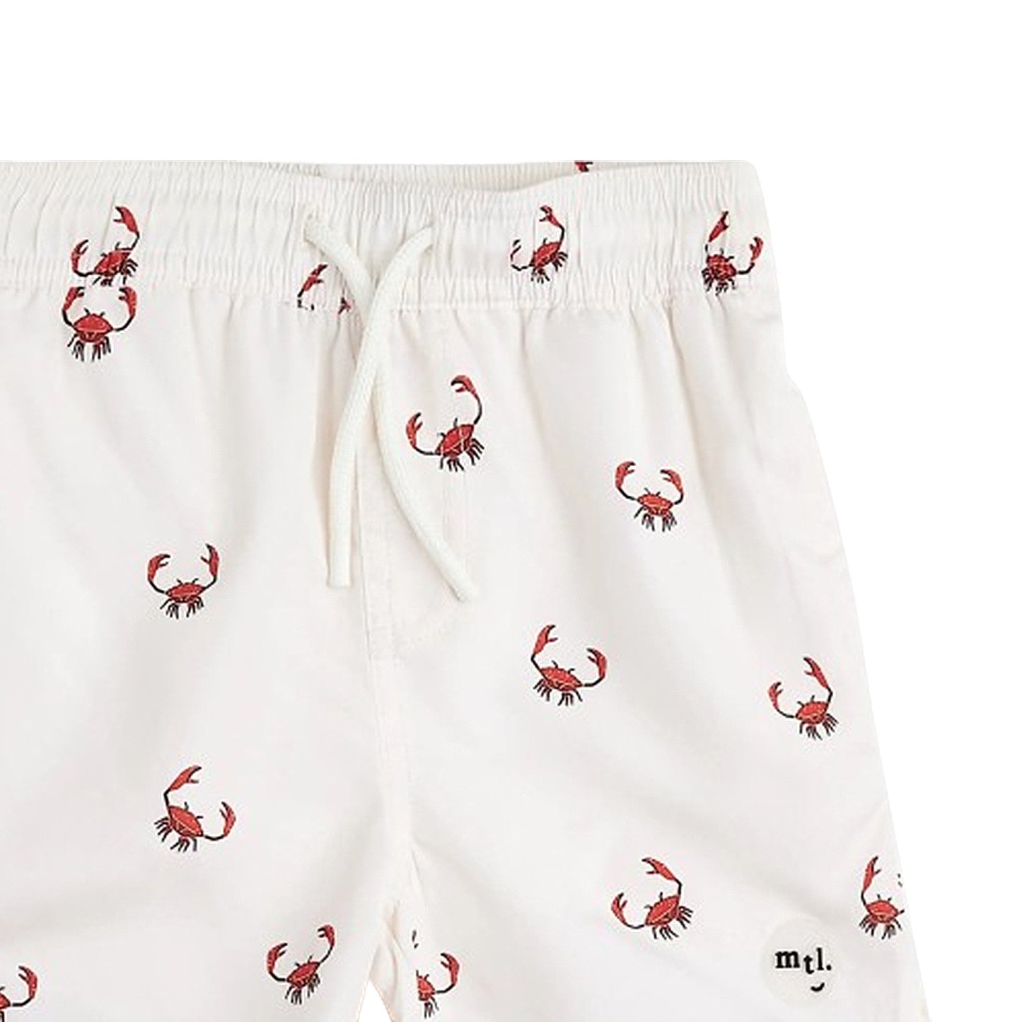 MILES THE LABEL PRINTED SWIM SHORTS CRAB - baby enRoute