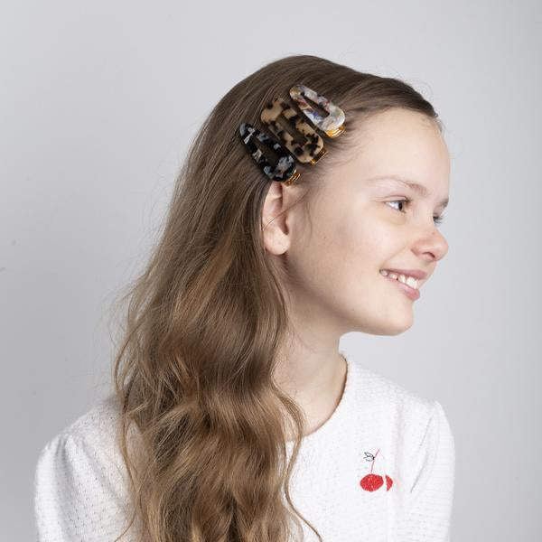 Mimi & Lula tort resin clips, 3 pieces