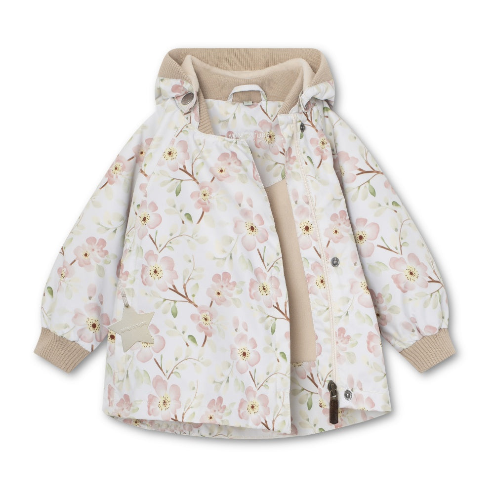 MINI A TURE MATWIAMI FLEECE LINED PRINTED SPRING JACKET SAKURA SPRING GRS