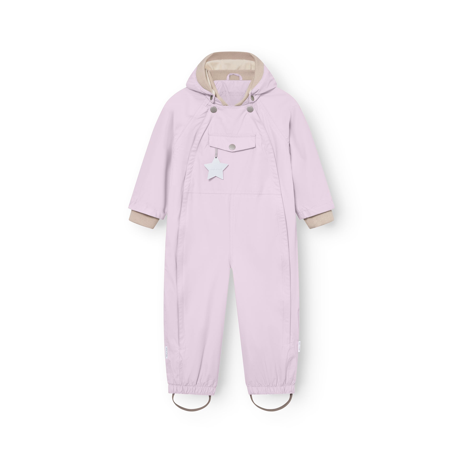 MINI A TURE MATWISTO FLEECE LINED SPRING COVERALL THISTLE GRS