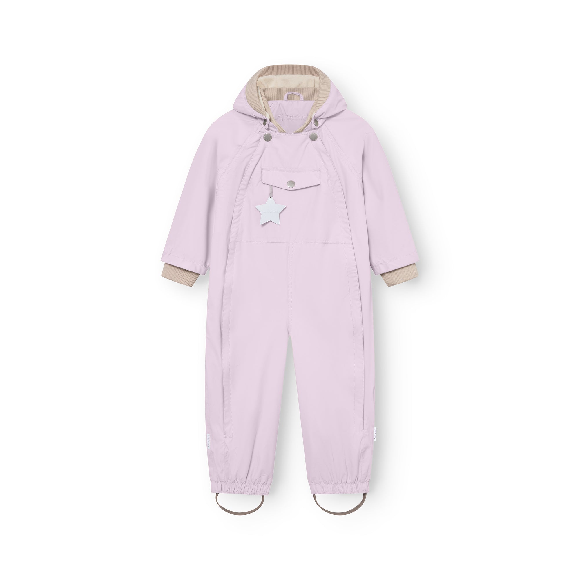 MINI A TURE MATWISTO FLEECE LINED SPRING COVERALL THISTLE GRS