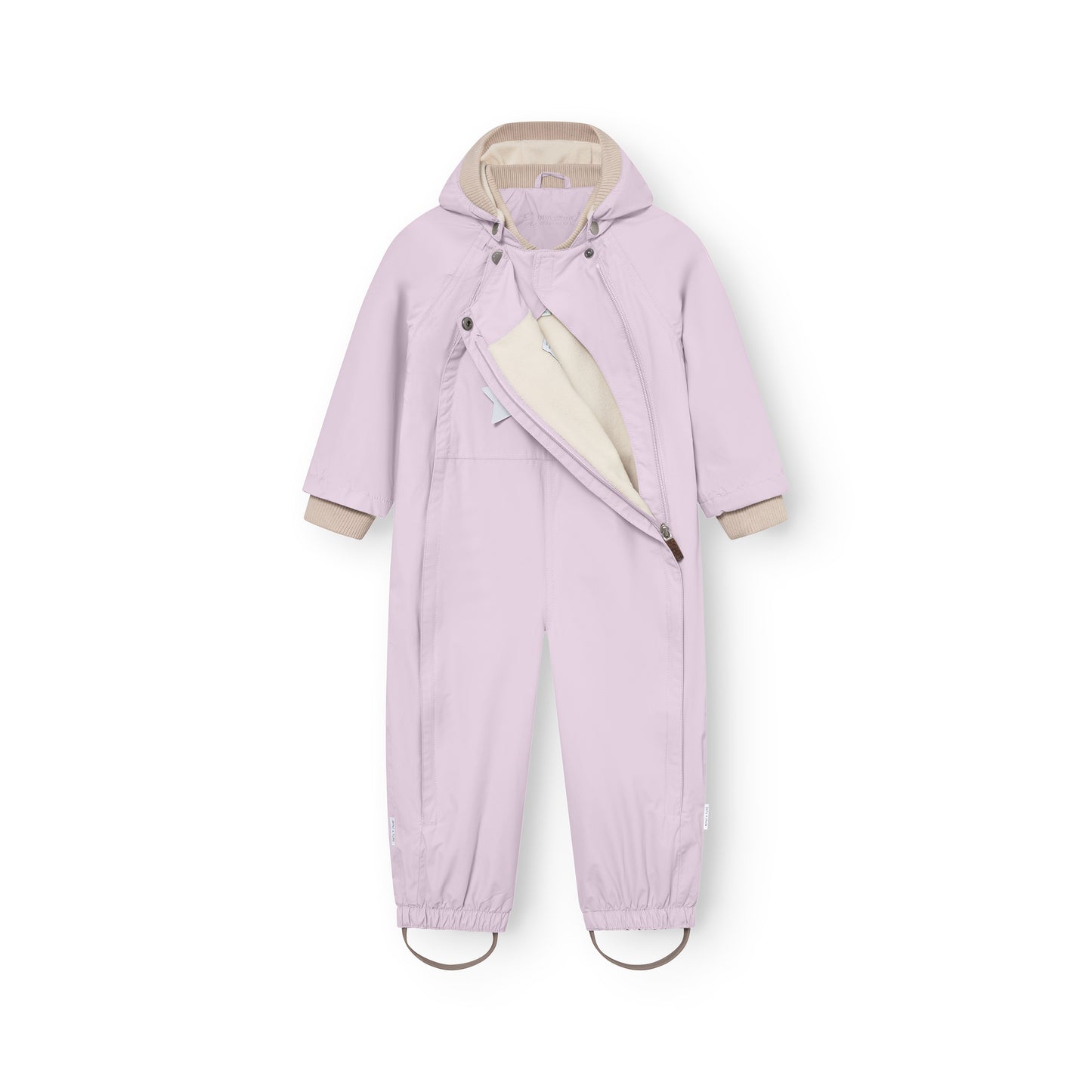 MINI A TURE MATWISTO FLEECE LINED SPRING COVERALL THISTLE GRS - baby enRoute