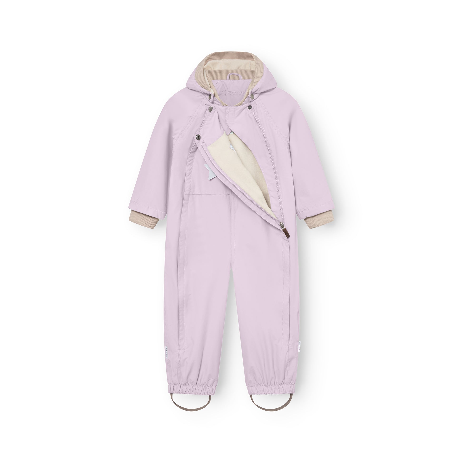 MINI A TURE MATWISTO FLEECE LINED SPRING COVERALL THISTLE GRS