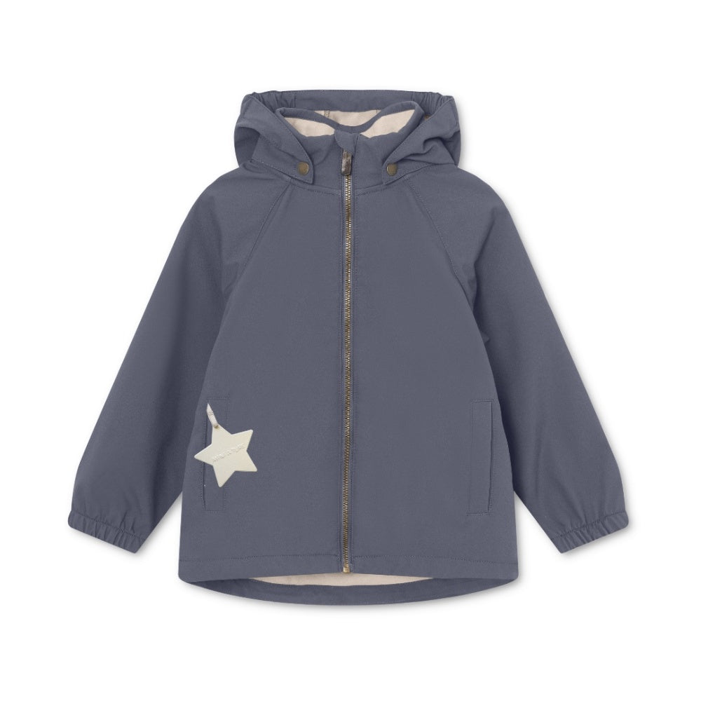 Mini A Ture Mataden Spring Softshell Jacket Ombre Blue Grs