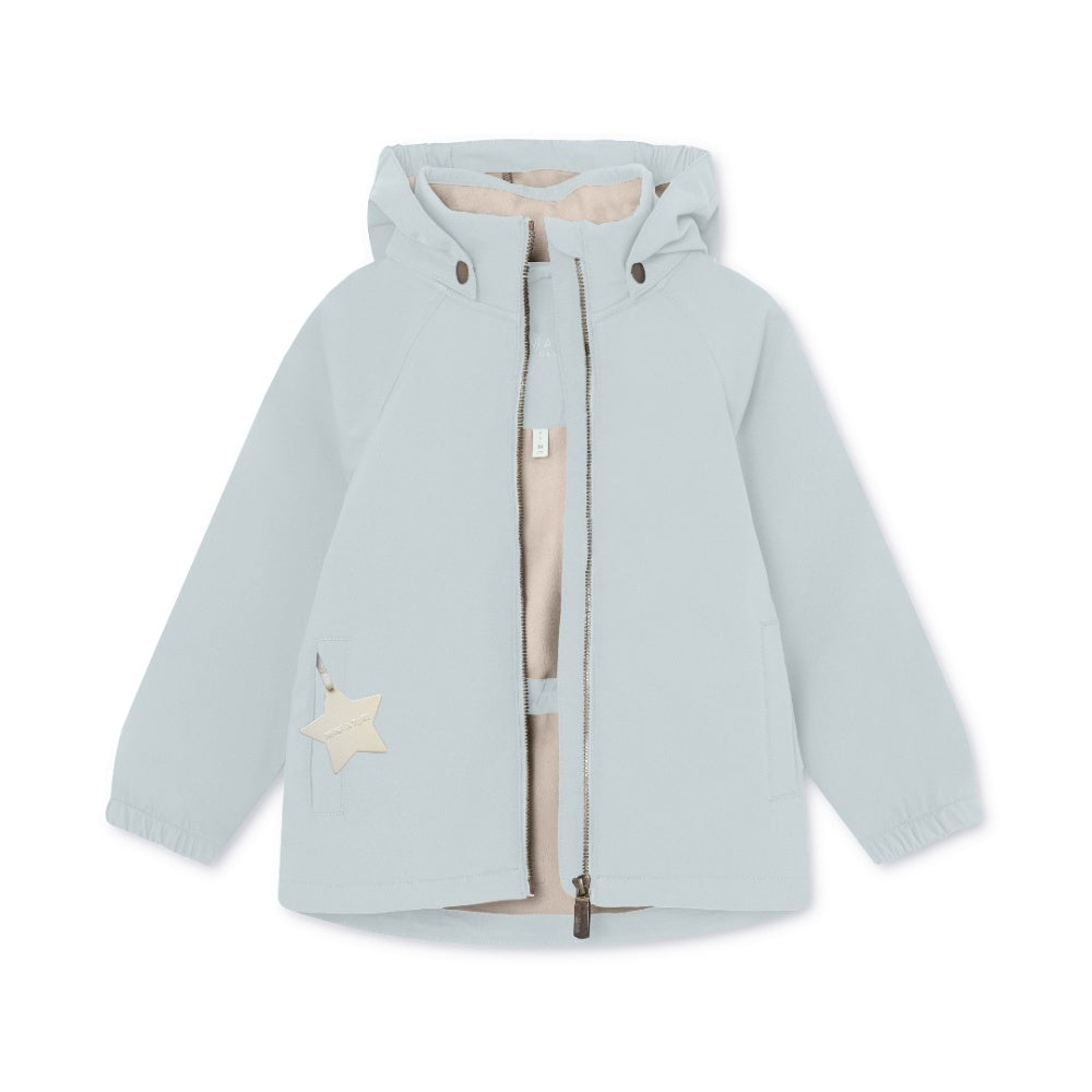 MINI A TURE MATADEN SPRING SOFTSHELL JACKET PEARL BLUE GRS