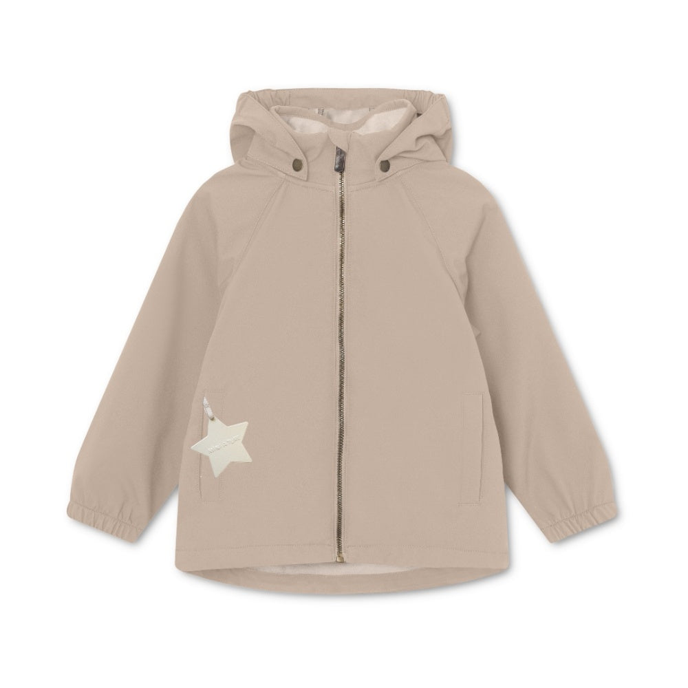 MINI A TURE MATADEN SPRING SOFTSHELL JACKET SESAME GRS
