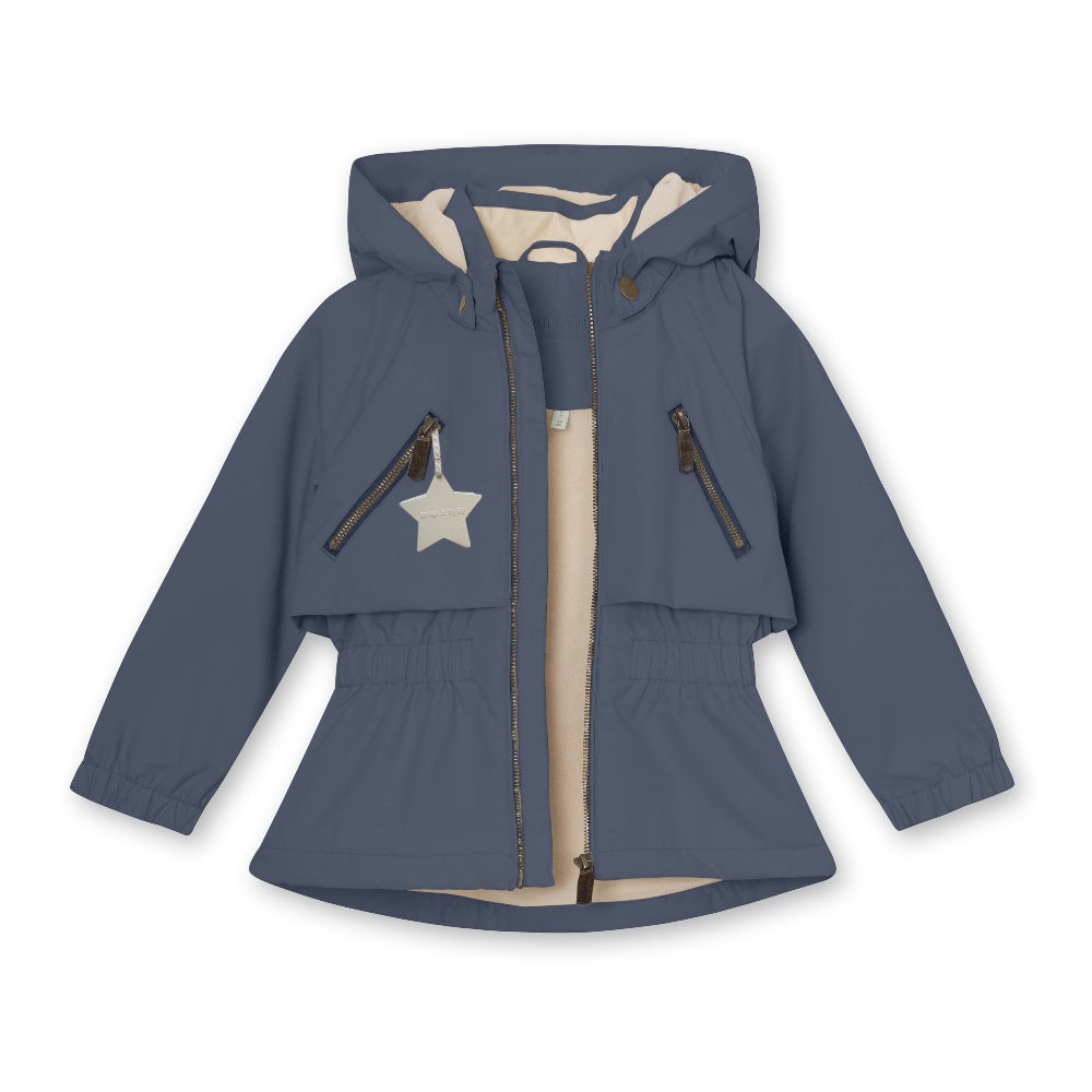 MINI A TURE MATALGEA FLEECE LINED SPRING JACKET OMBRE BLUE GRS