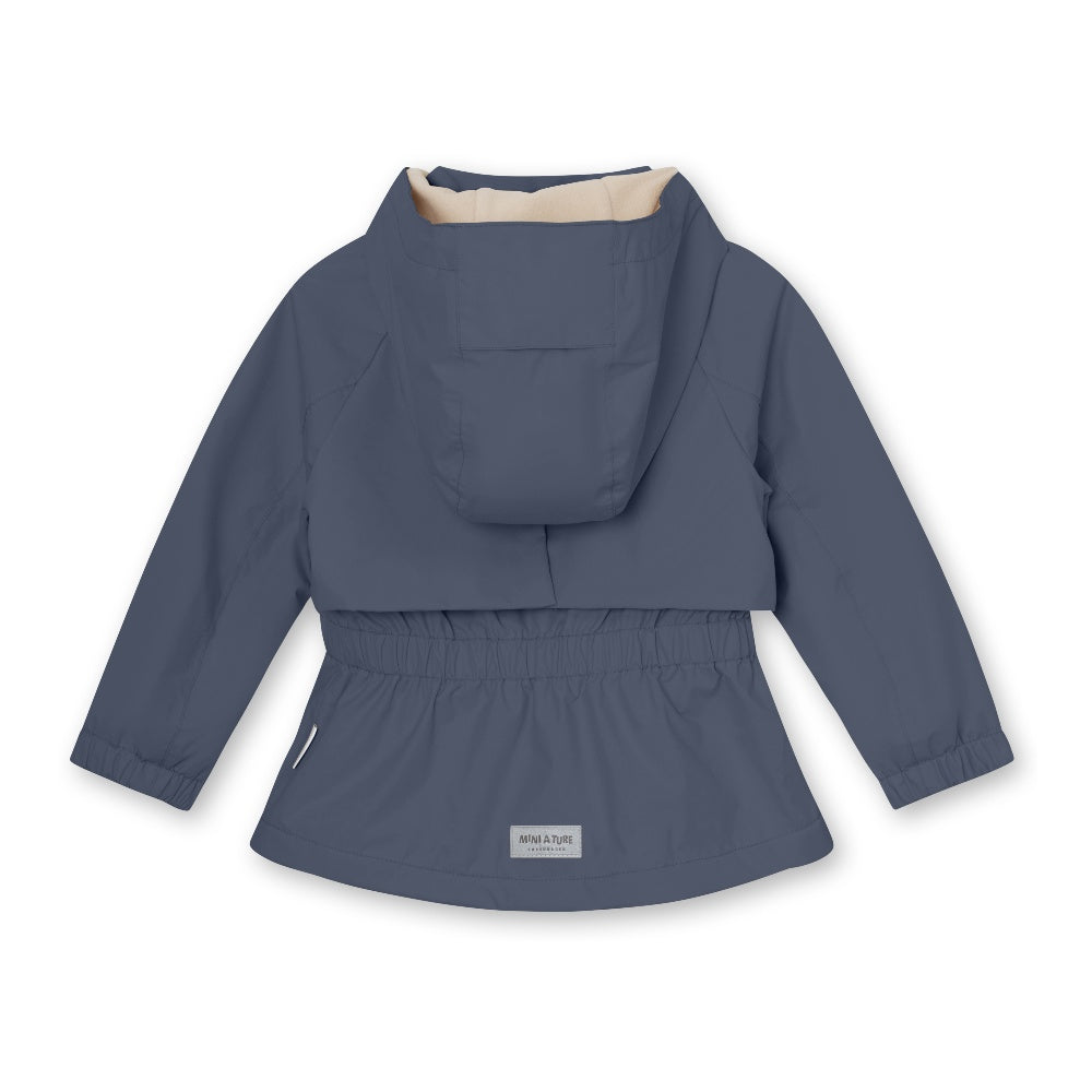 MINI A TURE MATALGEA FLEECE LINED SPRING JACKET OMBRE BLUE GRS - baby enRoute