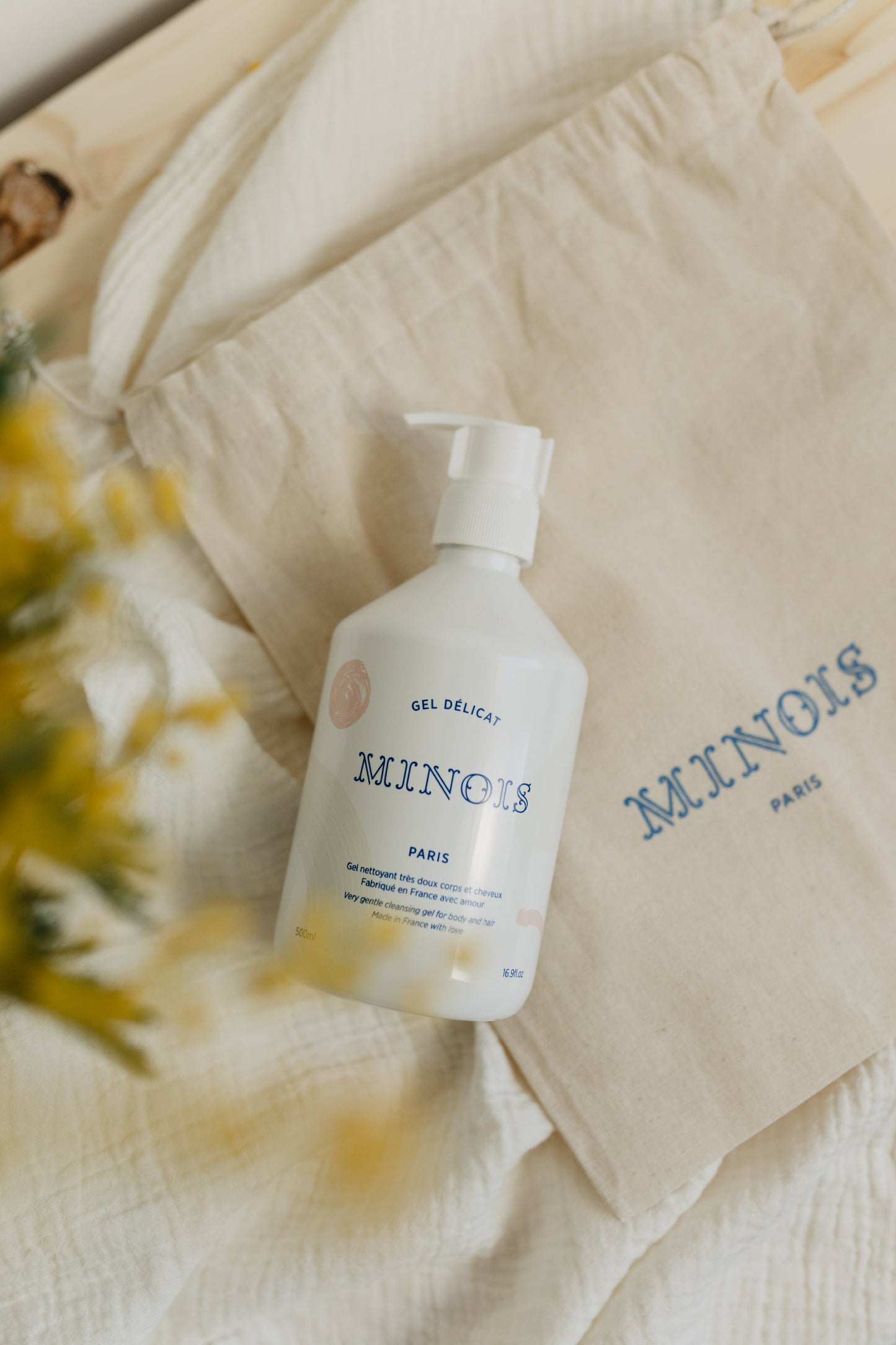MINOIS PARIS WASHING GEL FOR BODY AND HAIR 500ML - baby enRoute