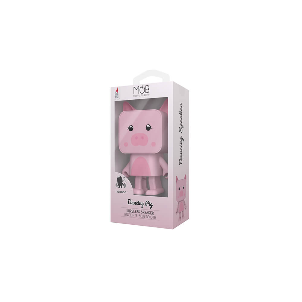 MOB DANCING ANIMALS BLUETOOTH SPEAKER-PIG