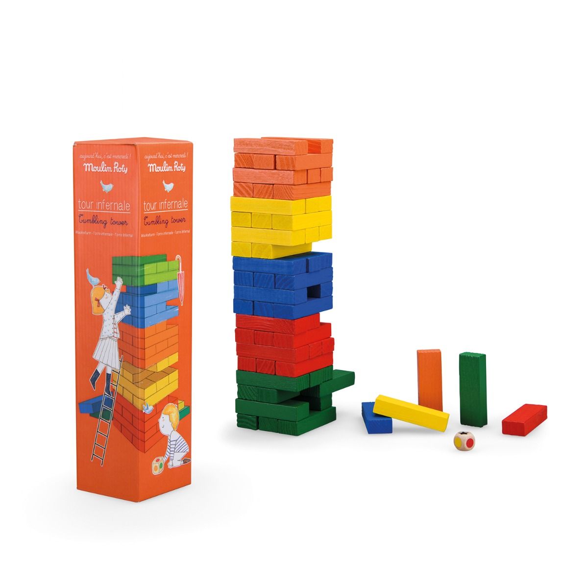 MOULIN ROTY AUJOURD HUI CEST MERCREDI TUMBLING TOWER - baby enRoute