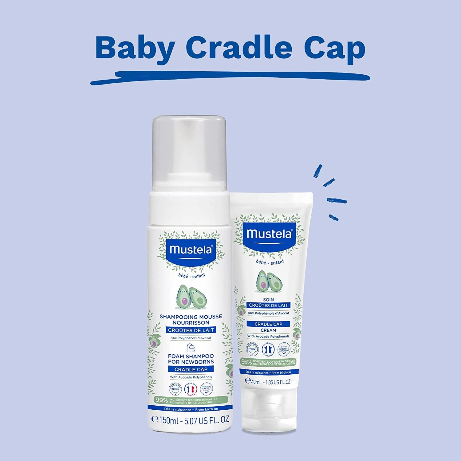 Mustela Infant Foam Shampoo 150 ml