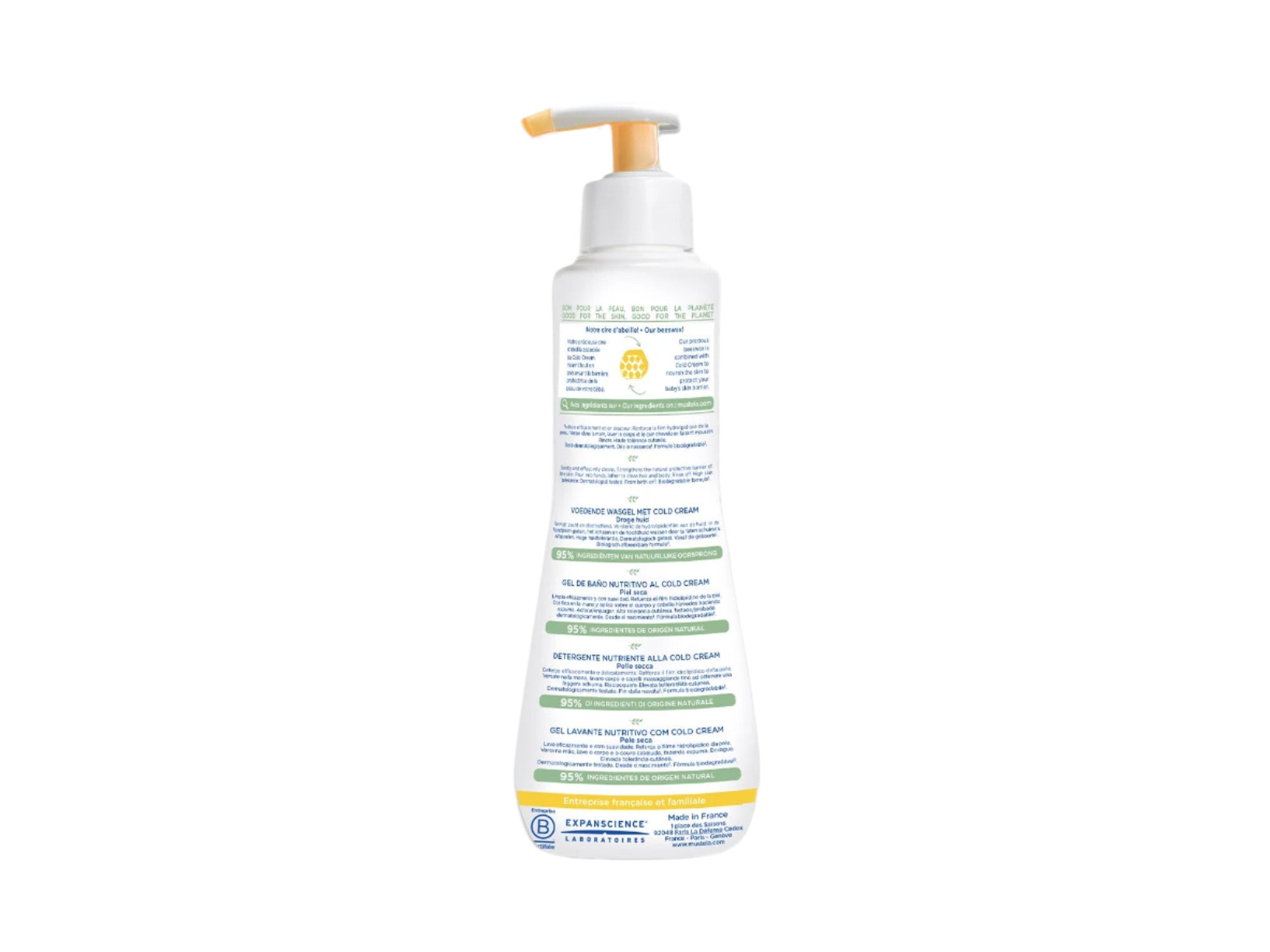 Nourishing Cleansing Gel With Cold Cream And Beeswax 300 ml