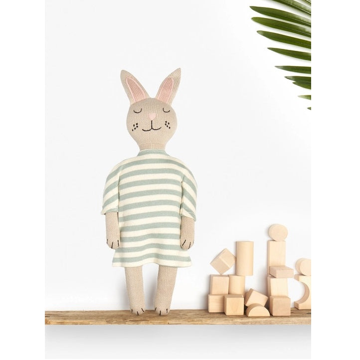 Best Years Organic Cotton Knitted Doll Plush Toy Bunny