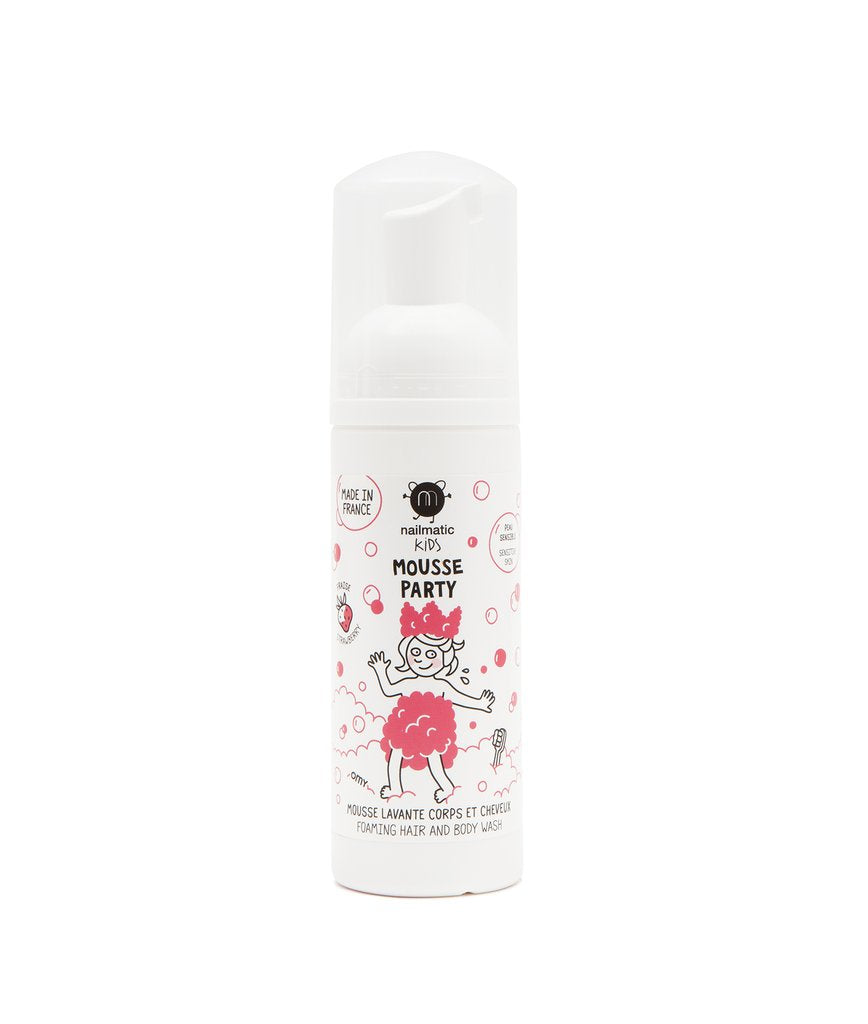 NAILMATIC MOUSSE PARTY STRAWBERRY HAIR & BODY FOAM