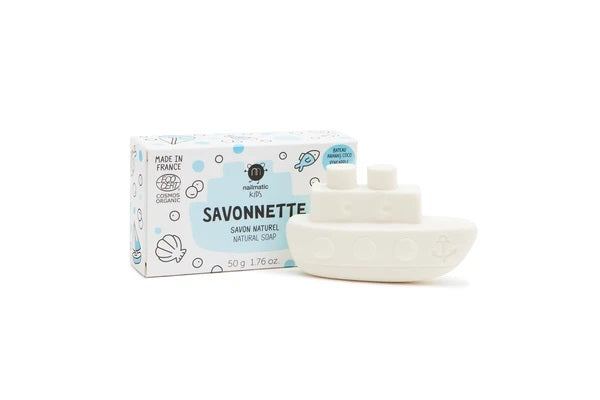 NAILMATIC ORGANIC KIDS BOAT SHAPED SOAP PINEAPPLE COCONUT - baby enRoute