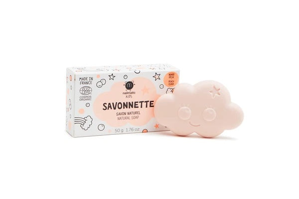 NAILMATIC ORGANIC KIDS CLOUD SHAPED SOAP PEACH