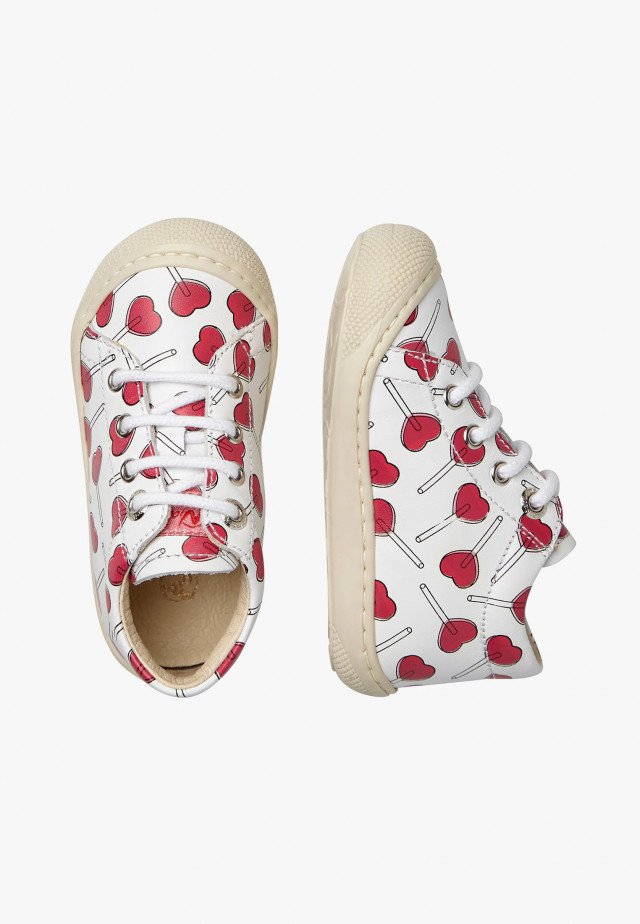 NATURINO COCOON VL CALF PR.LOLLIPOPS WHITE