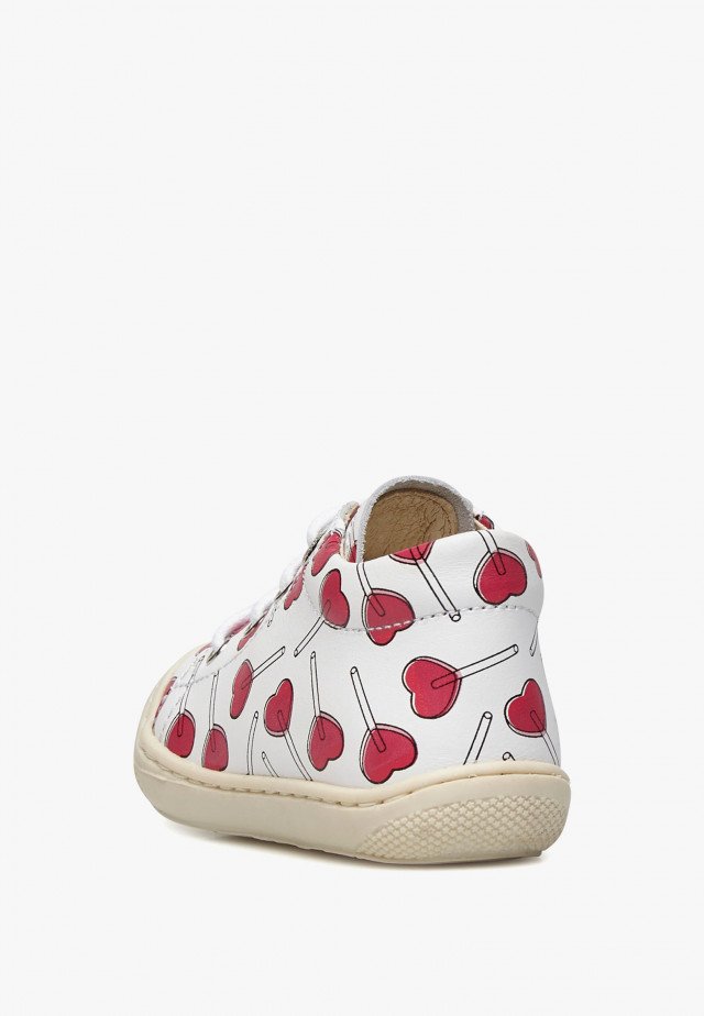 NATURINO COCOON VL CALF PR.LOLLIPOPS WHITE