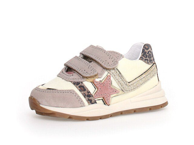 NATURINO EVON VL SUEDE ANIMALIER BEIGE