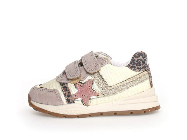 NATURINO EVON VL SUEDE ANIMALIER BEIGE - baby enRoute