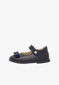 NATURINO JETE PATENT LEATHER BALLERINAS BLACK