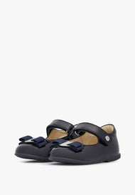 NATURINO JETE PATENT LEATHER BALLERINAS BLACK