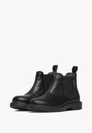 NATURINO PICCADILLY CHELSEA CALFSKIN BOOTS BLACK
