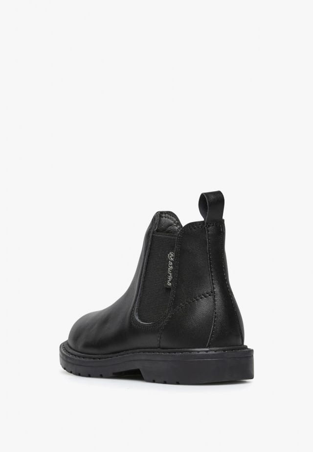 NATURINO PICCADILLY CHELSEA CALFSKIN BOOTS BLACK