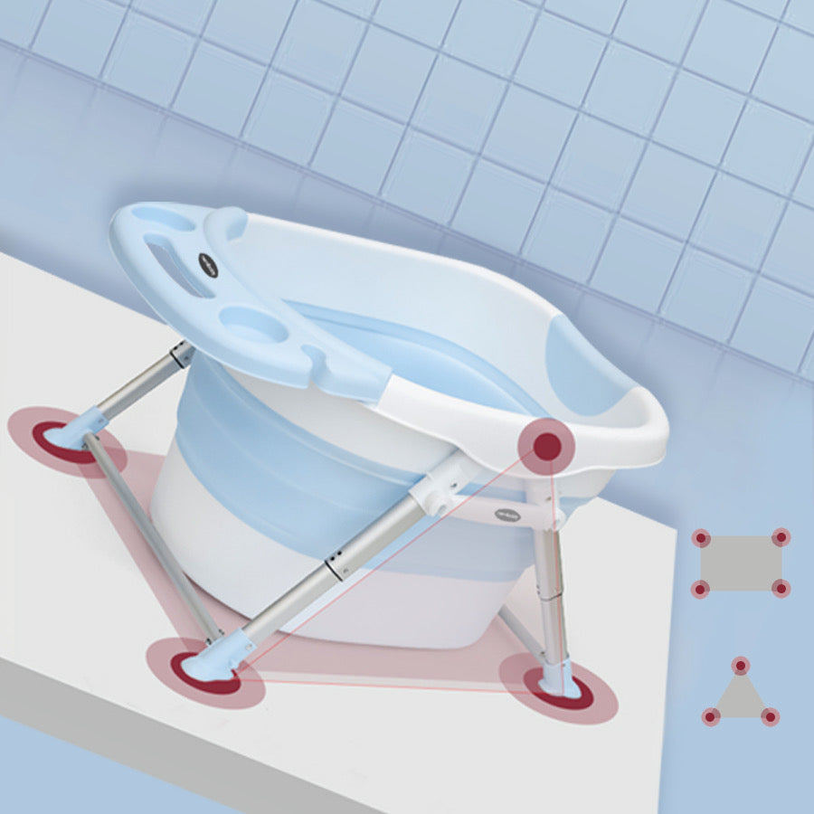 NEMIBABY FOLDABLE BABY/TODDLER MULTI-FUNCTION BATHTUB BLUE - baby enRoute