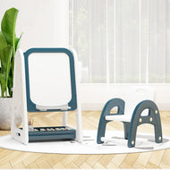 NEMIBABY MULTI-FUNCTION EASEL & BOOKSHELF DARK GREEN