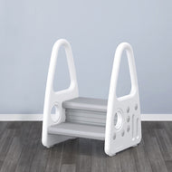 NEMIBABY SAFE GUARD STEP STOOL WITH HANDRAILS (GREY)