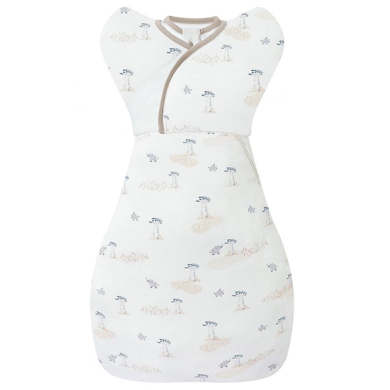 NEST DESIGNS ORGANIC COTTON STARTLE STOP SLEEP BAG 0.5 TOG BABY BAOBABS