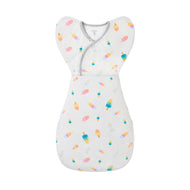 NEST DESIGNS ORGANIC COTTON STARTLE STOP SLEEP BAG 0.5 TOG SUMMER POPS (0-6M)