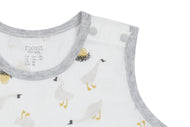 NEST DESIGNS BAMBOO PIMA SLEEVELESS ROMPER - THE GOOSE & THE GOLDEN EGG