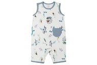 NEST DESIGNS BAMBOO SLEEVELESS ROMPER - SPLISH SPLASH