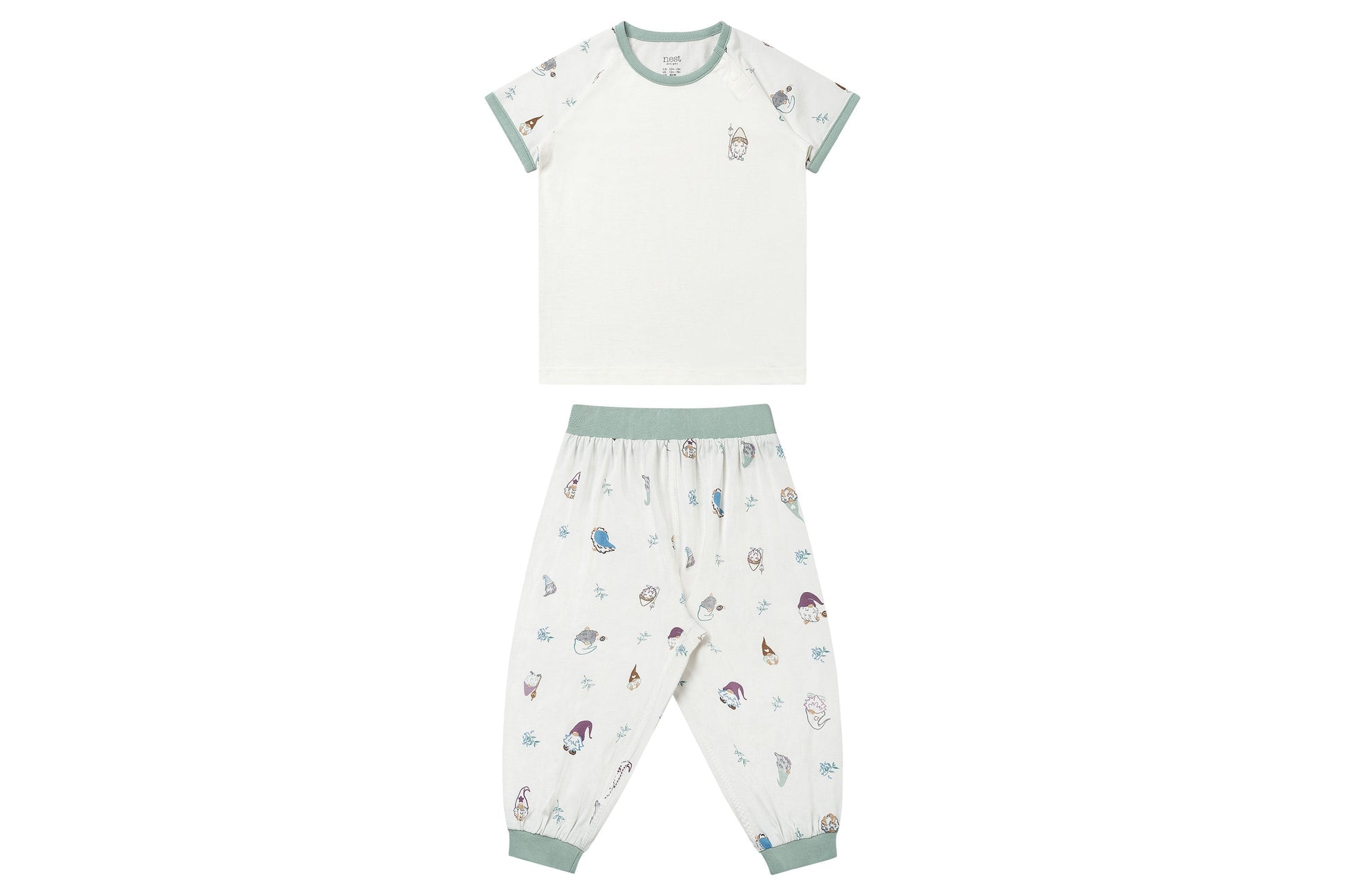 NEST DESIGNS BAMBOO SHORT SLEEVE PLAY SET - OH GNOME