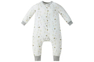 NEST DESIGNS BAMBOO PIMA LONG SLEEVE FOOTED SLEEP SUIT 0.6TOG - THE GOOSE & THE GOLDEN EGG