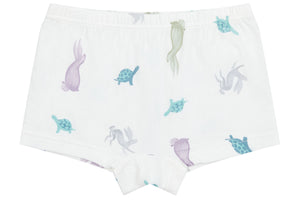 NEST DESIGN BAMBOO GIRLS BOY SHORT UNDERWEAR (2 PACK) HARE & ANT - baby enRoute