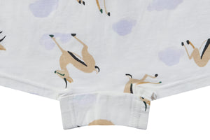 NEST DESIGNS BAMBOO GIRLS BOY SHORT UNDERWEAR (2 PACK) SAHARA SKY