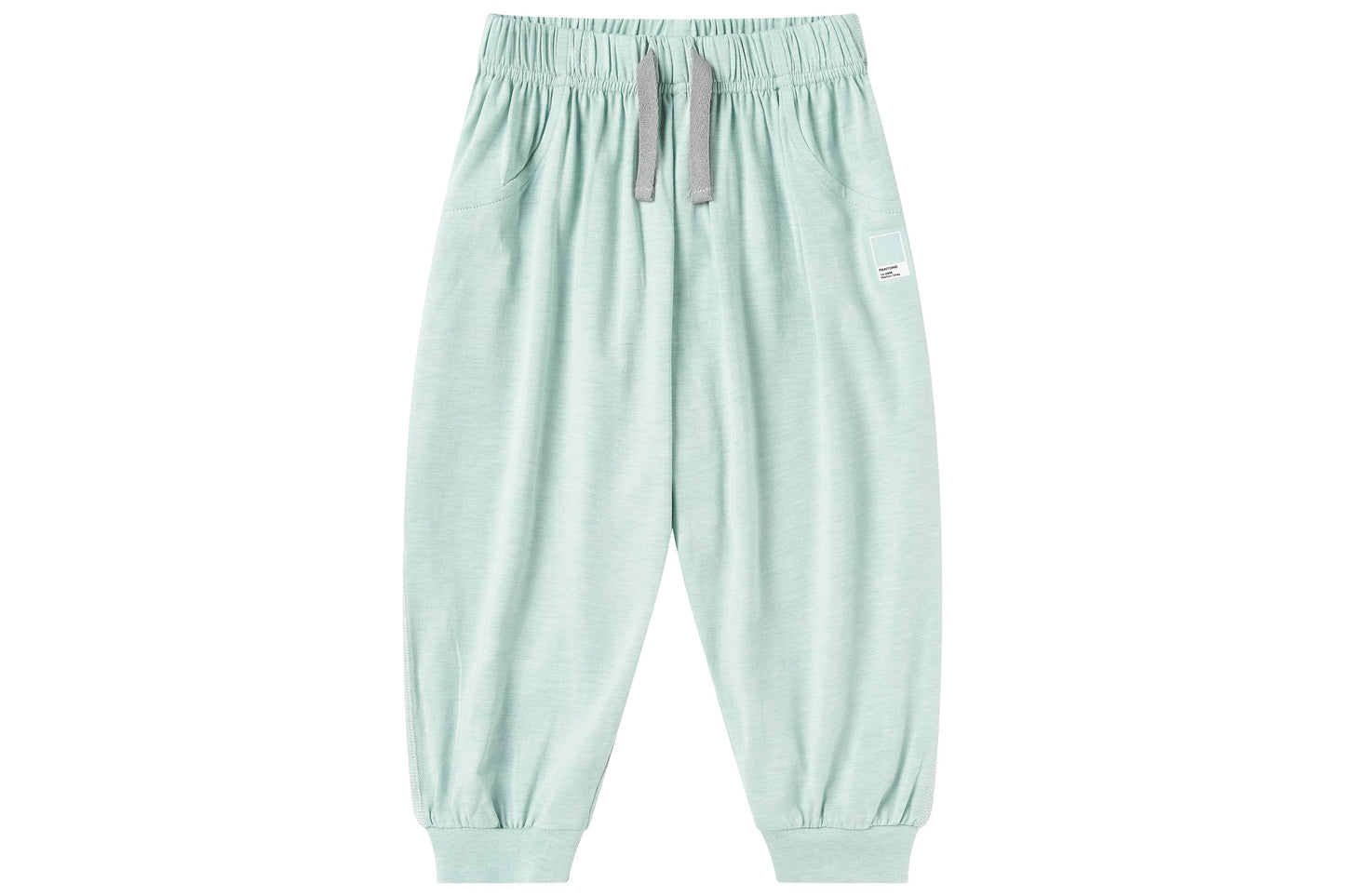 NEST DESIGNS BAMBOO JERSEY HAREM PANTS - PANTONE HARBOR GREY - baby enRoute