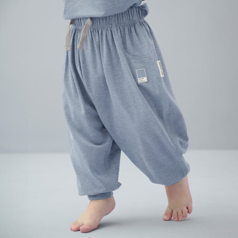 NEST DESIGNS BAMBOO JERSEY HAREM PANTS - TROPOSPHERE